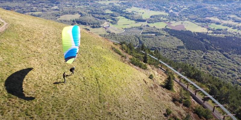 vidéo parapente en drone